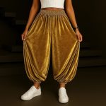 شلوار جاگر مخمل اینه ای عمده (پک 6 عددی)