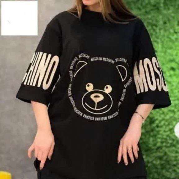 تیشرت لانگ  موسچینو عمده (پک 6 عددی)