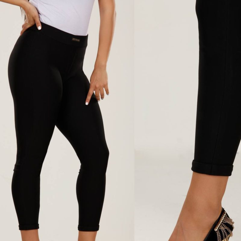 شلوار لگ زنانه دمپا پاکتی ۹۰ عمده (پک 4 عددی)