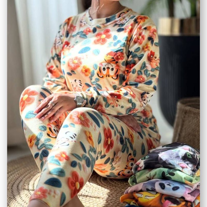 ست مخمل ۳ بعدی عمده (پک 6 عددی)