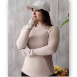 بلوز یقه اسکی فینگری عمده (پک 6 عددی)