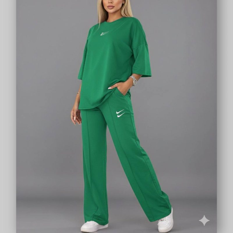 بلوزشلوار خط اتو چاپ دونایک عمده (پک 5 عددی)