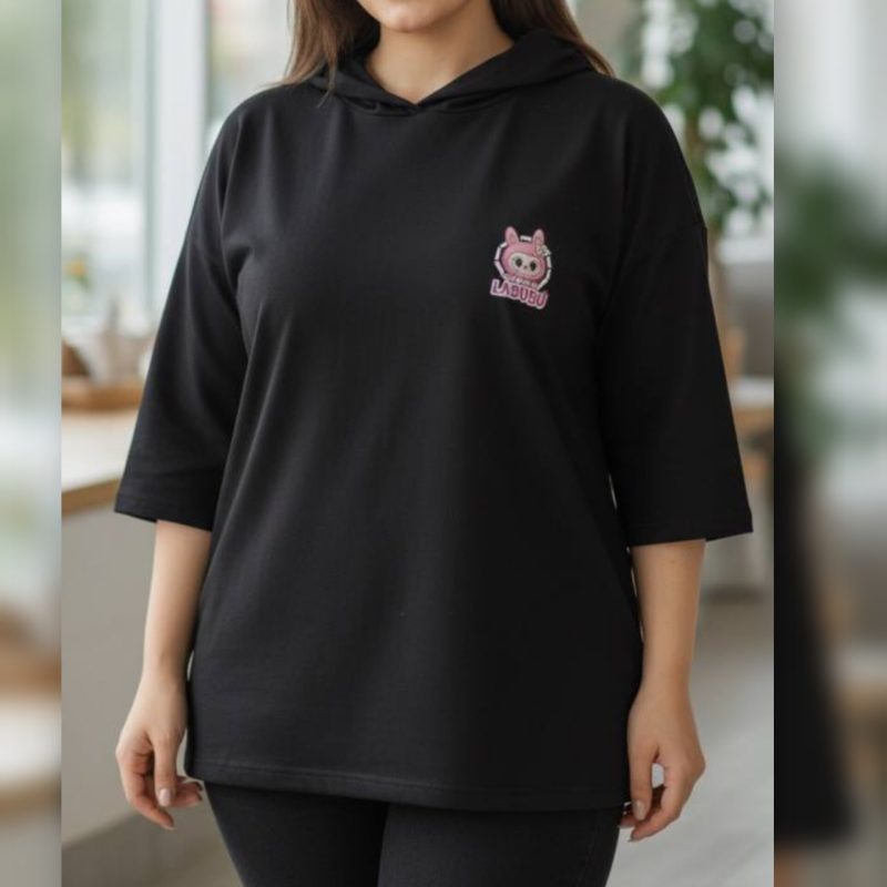 باکسی کلاهدار چاپ لبوبو (پک 4 عددی)