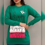 بلوز آستین بلند چاپدار عمده (پک 6 عددی)