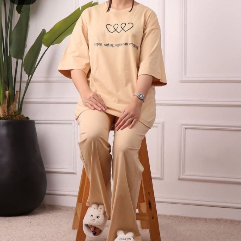 ست قلب استین ۳ ربع عمده (پک 5 عددی)