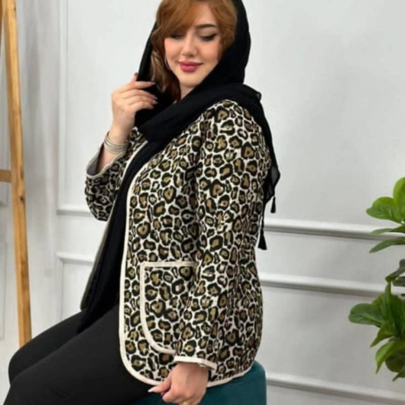 کت بیرون پوش پلنگی عمده (پک 2 عددی)