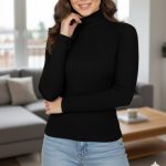 بلوز بیسیک یقه اسکی عمده (پک 6 عددی)