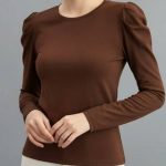 بلوز سرشانه چیندار عمده (پک 6 عددی)