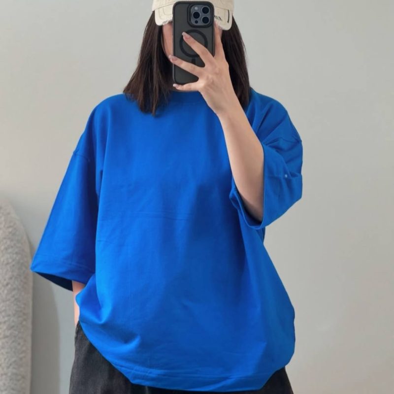 تیشرت باکسی بیسیک عمده (پک 6 عددی)