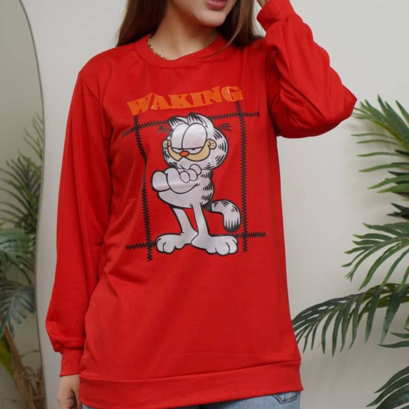 بلوز آستین بلند یقه گرد عمده (پک 6 عددی)