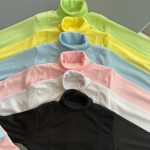 کراپ یقه اسکی فینگری جلو دوخت عمده (پک 6 عددی)