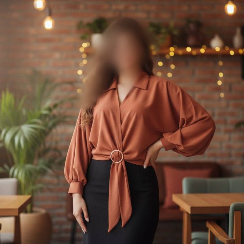 شومیز حلقه ای عمده (پک 8 عددی)