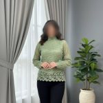 شومیز کراپ‌گیپور دانتل استر دار عمده (پک 9 عددی)