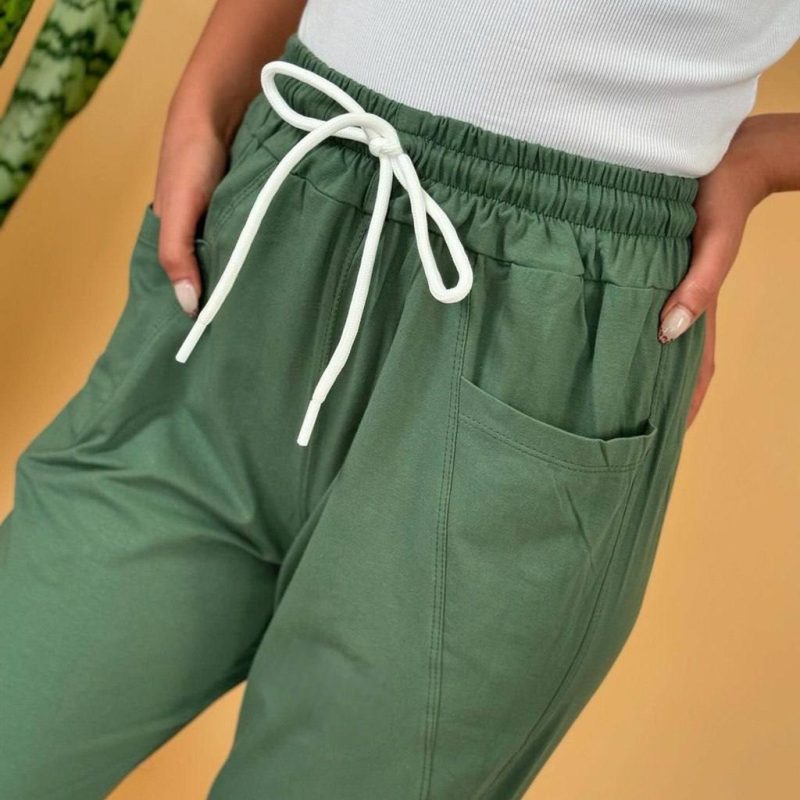 شلوار جاگر جیب طرح مثلثی عمده (پک 6 عددی)