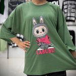 تیشرت باکسی لبوبو عمده (پک 6 عددی)