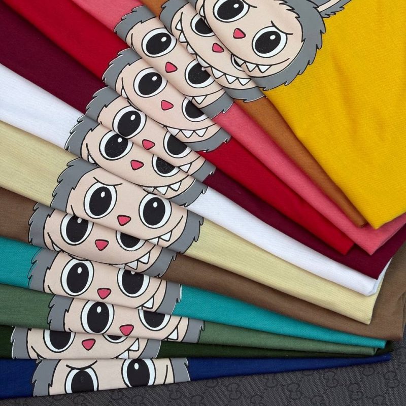 تیشرت باکسی لبوبو عمده (پک 6 عددی)