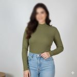 بلوز بیسیک یقه ۳ سانت عمده (پک 6 عددی)