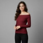 بلوزاستین بلند یقه دلبر عمده (پک 6 عددی)