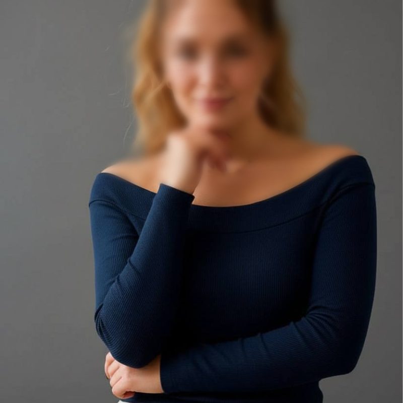 بلوزاستین بلند یقه دلبر عمده (پک 6 عددی)