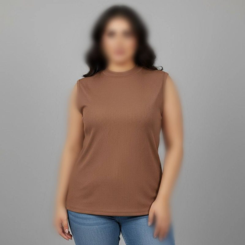 کراپ تاپ بیسیک یقه سه سانت (پک 12 عددی)