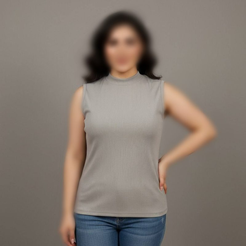 کراپ تاپ بیسیک یقه سه سانت (پک 12 عددی)