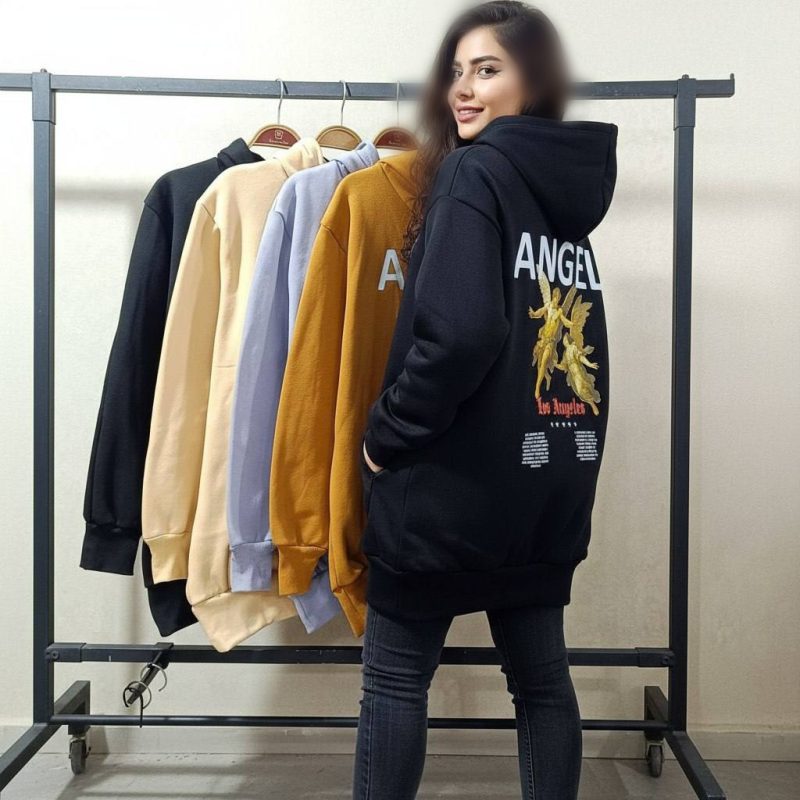 هودی قواره داره پشت چاپ (پک 5 عددی)