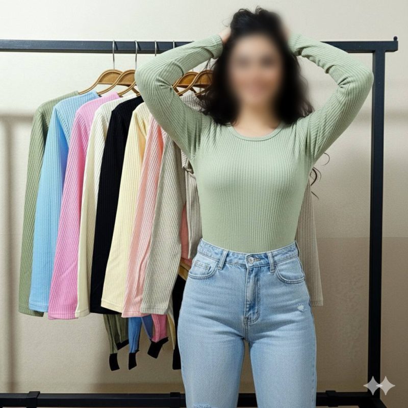 بادی بیسیک یقه گرد عمده (پک 4 عددی)