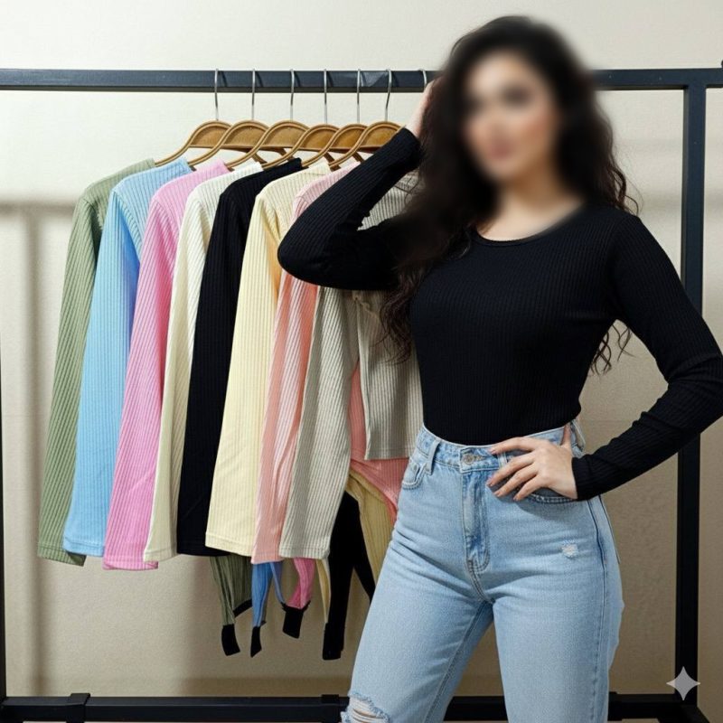 بادی بیسیک یقه گرد عمده (پک 4 عددی)