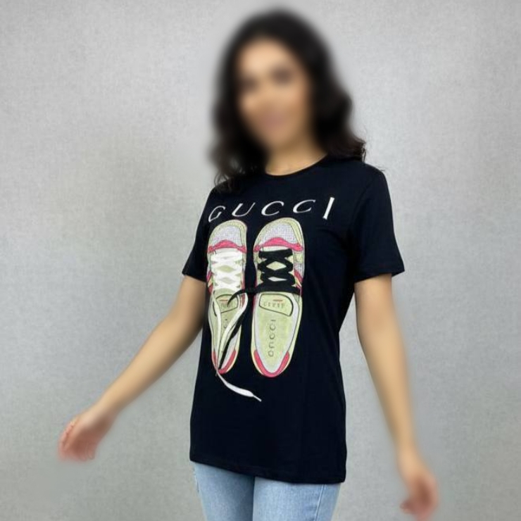 تیشرت بند کفشی عمده (پک 6 عددی)