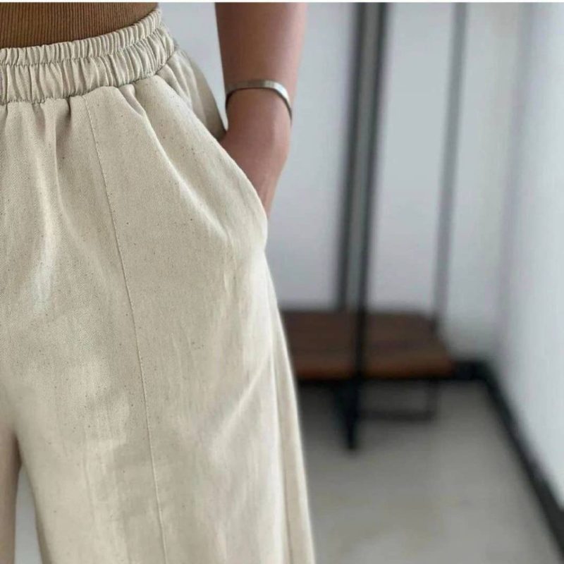 شلوار مام استایل خط دوخت اتو (پک 7 عددی)