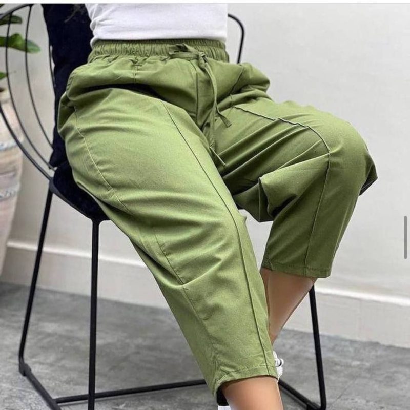 شلوار مام استایل خط دوخت اتو (پک 7 عددی)