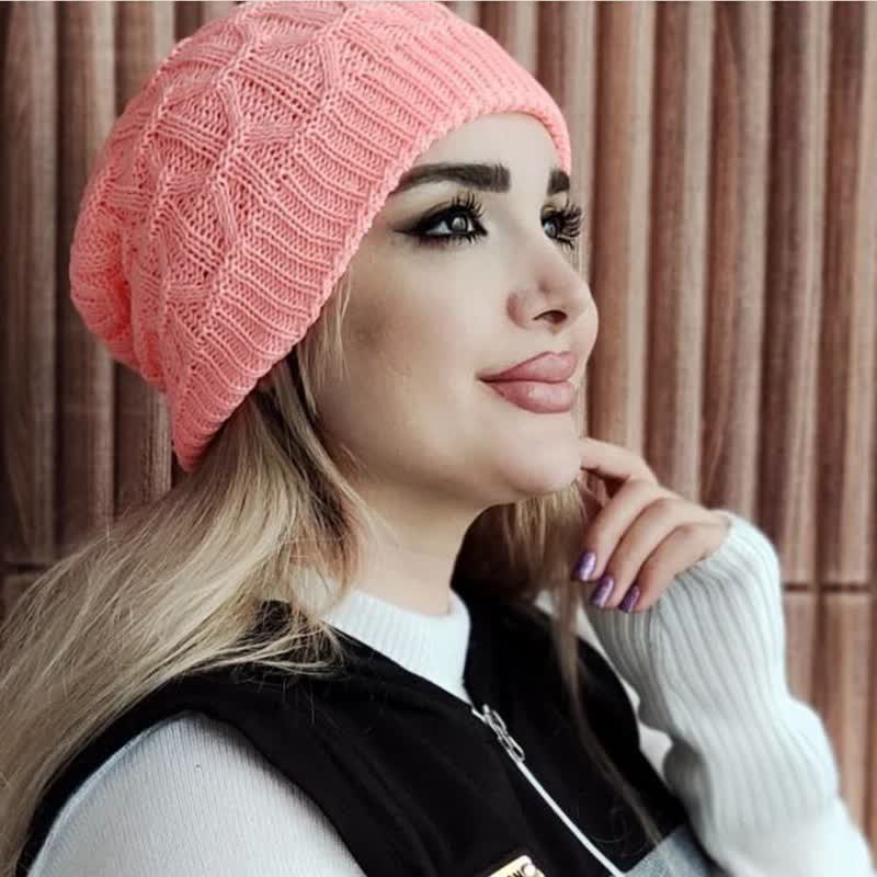 کلاه بافت حصیری رنگی