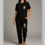 تیشرت شلوار لانگ جیب دار عمده (پک 4 عددی)