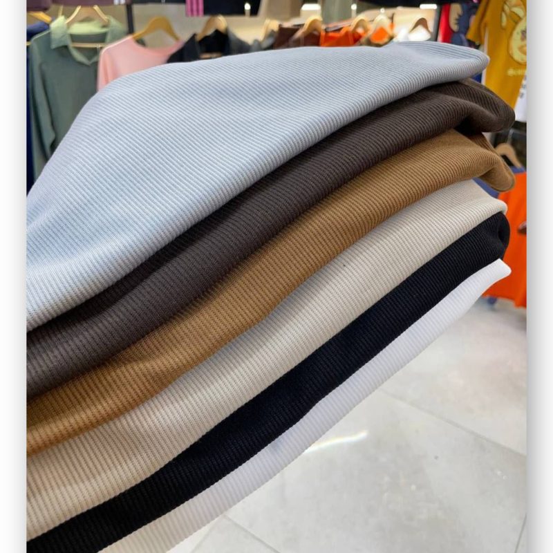 بلوز یقه اسکی استین ساده عمده (پک 6 عددی)