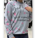 بلوز آستین دار چاپ دار عمده (پک 6 عددی)