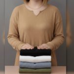 بلوز استین بلند یقه کوبایی عمده (پک 5 عددی)