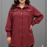 مانتو ریما چهارخونه عمده (پک 5 عددی)