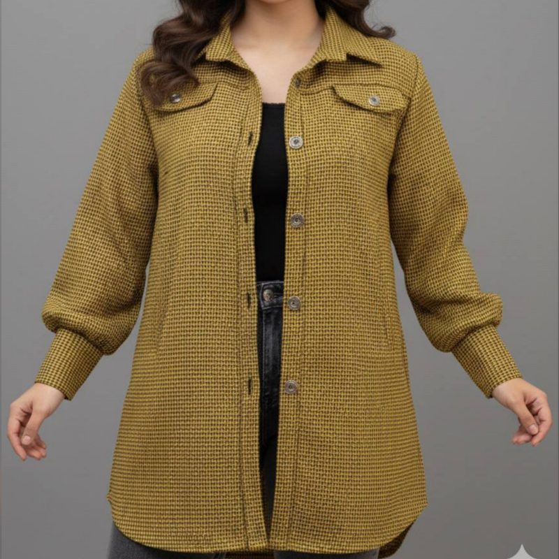 مانتو ریما چهارخونه عمده (پک 5 عددی)