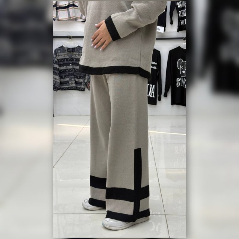 ست بلوز و شلوار بافت عمده (پک 4 عددی)