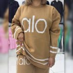 ست بلوز و شلوار بافت alo عمده (پک 3 عددی)