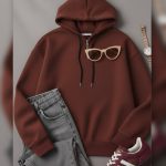 هودی باکسی کلاهدار نیم زیپ عمده (پک 4 عددی)