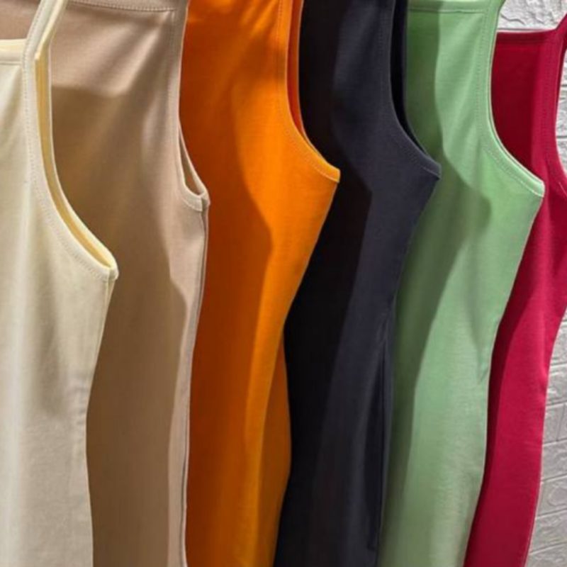 سارافون بیسیک دو بند رنگی عمده (پک 8 عددی)