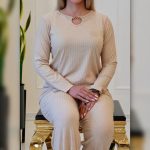 ست بلوز و شلوار زنجیری عمده (پک 4 عددی)