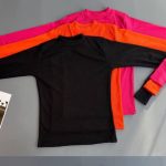 بلوز بیسیک یقه سه سانت فینگری عمده (پک 6 عددی)