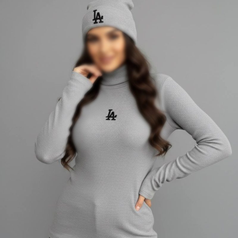 ست بلوز و کلاه LA عمده (پک 6 عددی)