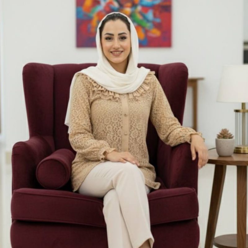 شومیز گیپور دانتل مدل انا عمده (پک 9 عددی)