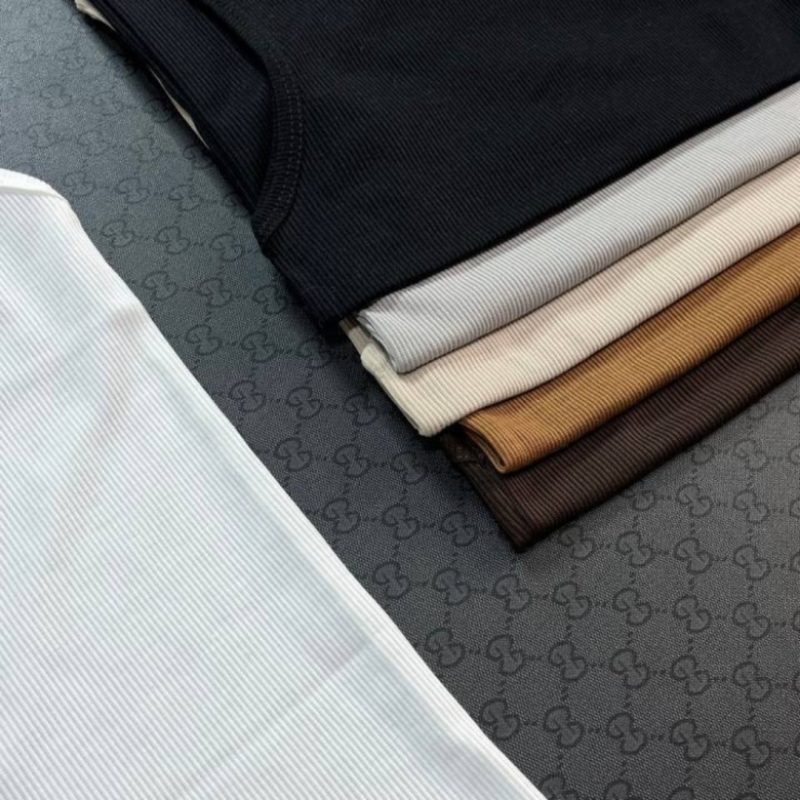 کراپ تاپ بیسیک یقه سه سانت عمده (پک 6 عددی)