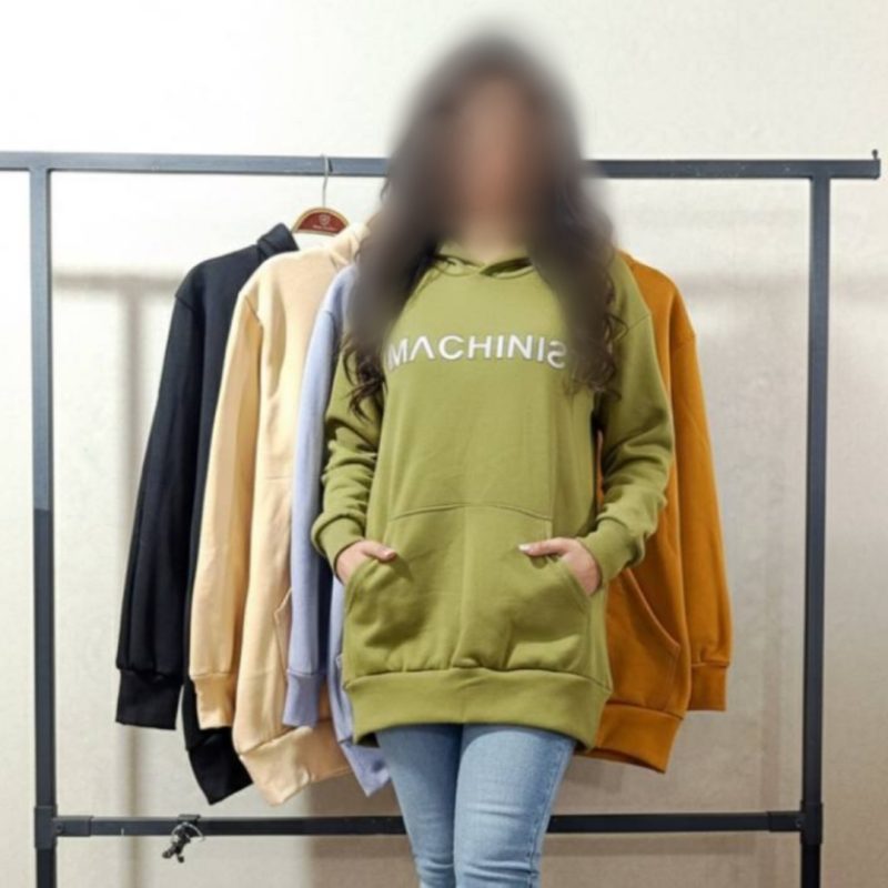 هودی قواره داره پشت چاپ عمده (پک 6 عددی)