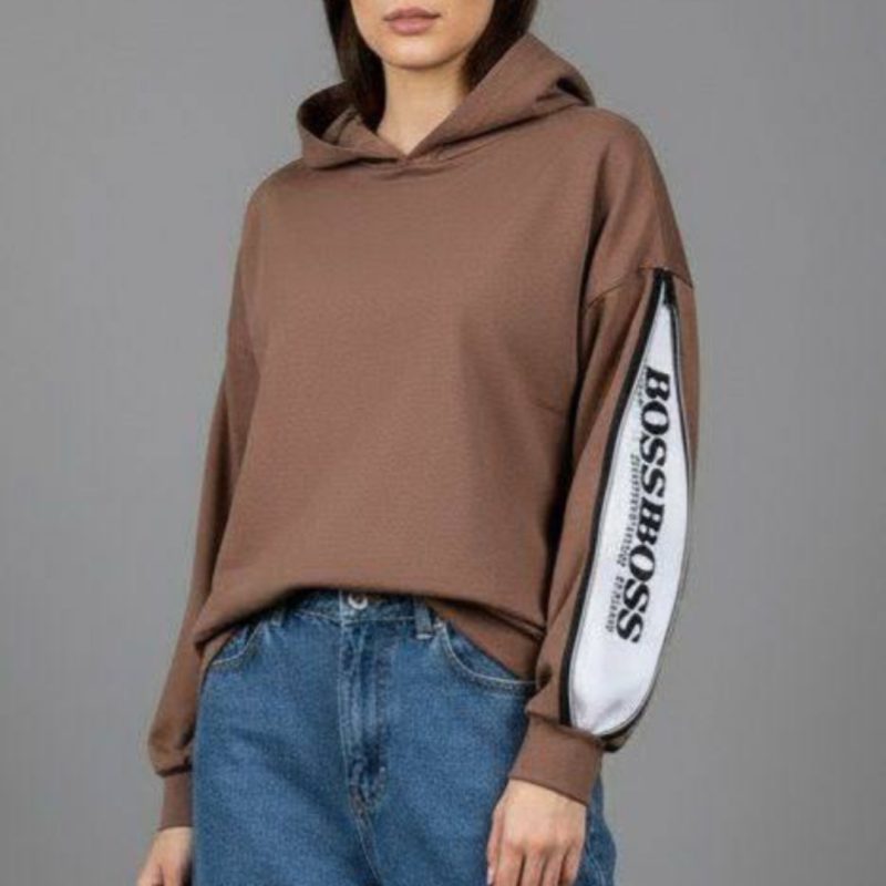 هودی کلاهدار استین زیپ عمده (پک 6 عددی)