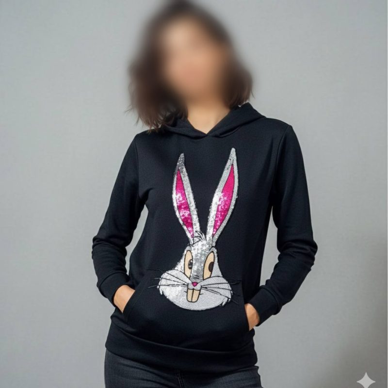 هودی کلاهدار دخترانه عمده (پک 3 عددی)